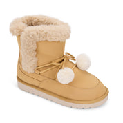 Miss Snow Fluff Boot in Cream Faux Nubuck - Kids - Yosi Samra  - Kids' Boots