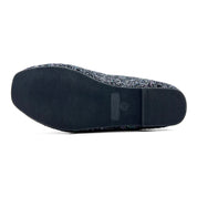 Miss Emma Flat in Black Glitter - Kids - Yosi Samra  - Kids' Flats