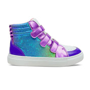 Miss Hannah Velcro Sneaker in Purple - Kids - Yosi Samra  - Kids' Sneakers