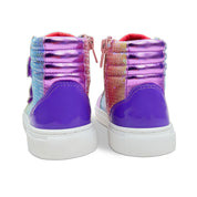 Miss Hannah Velcro Sneaker in Purple - Kids - Yosi Samra  - Kids' Sneakers