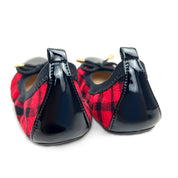 Miss Samantha Ballet Flat in Red Plaid - Kids - Yosi Samra  - Kids' Flats