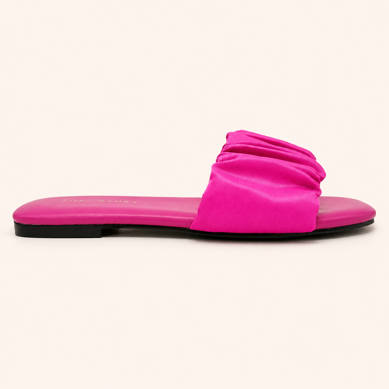 NAOMI SANDAL IN FUSCHIA NYLON
