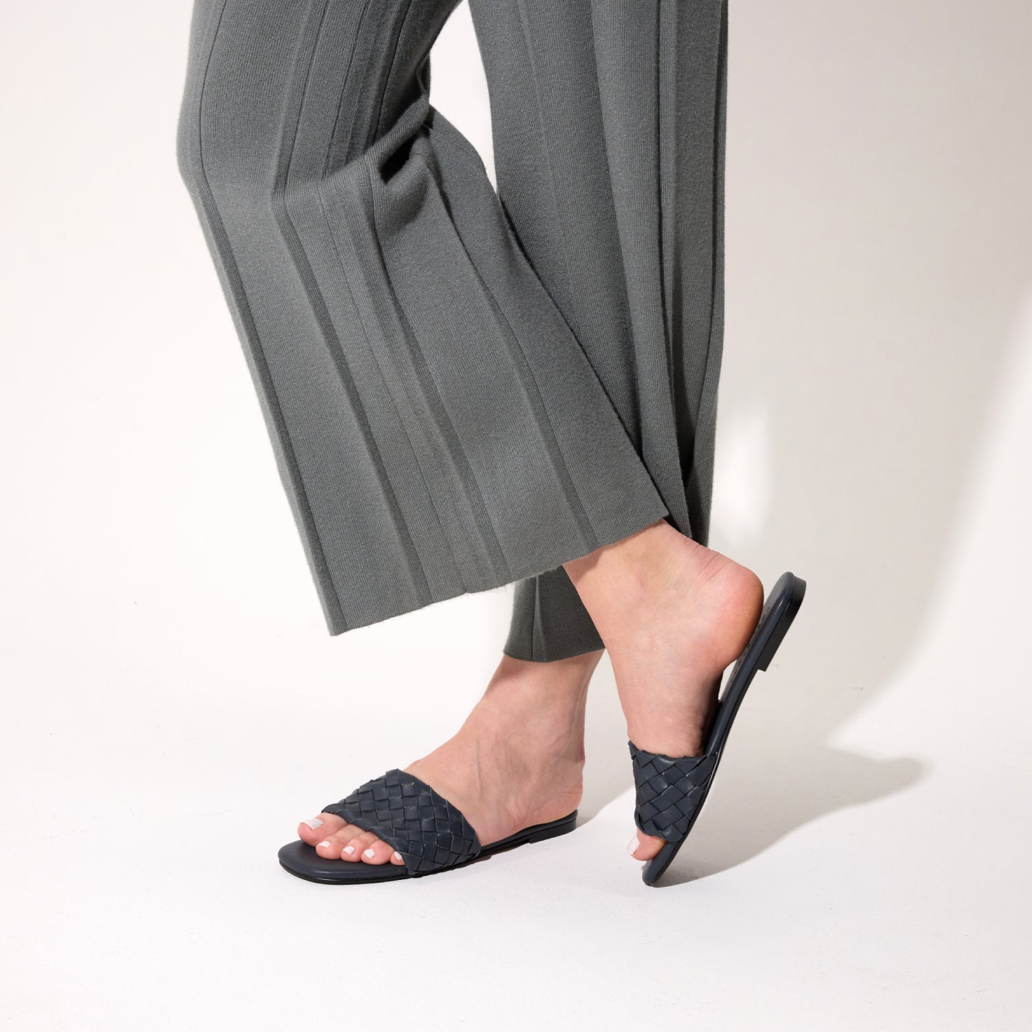 Nathalie Navy Sandal - Yosi Samra  - Women's Sandals