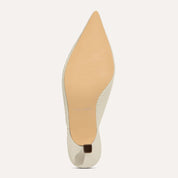 REMI IN CREAM LEATHER CROC - Yosi Samra  - 