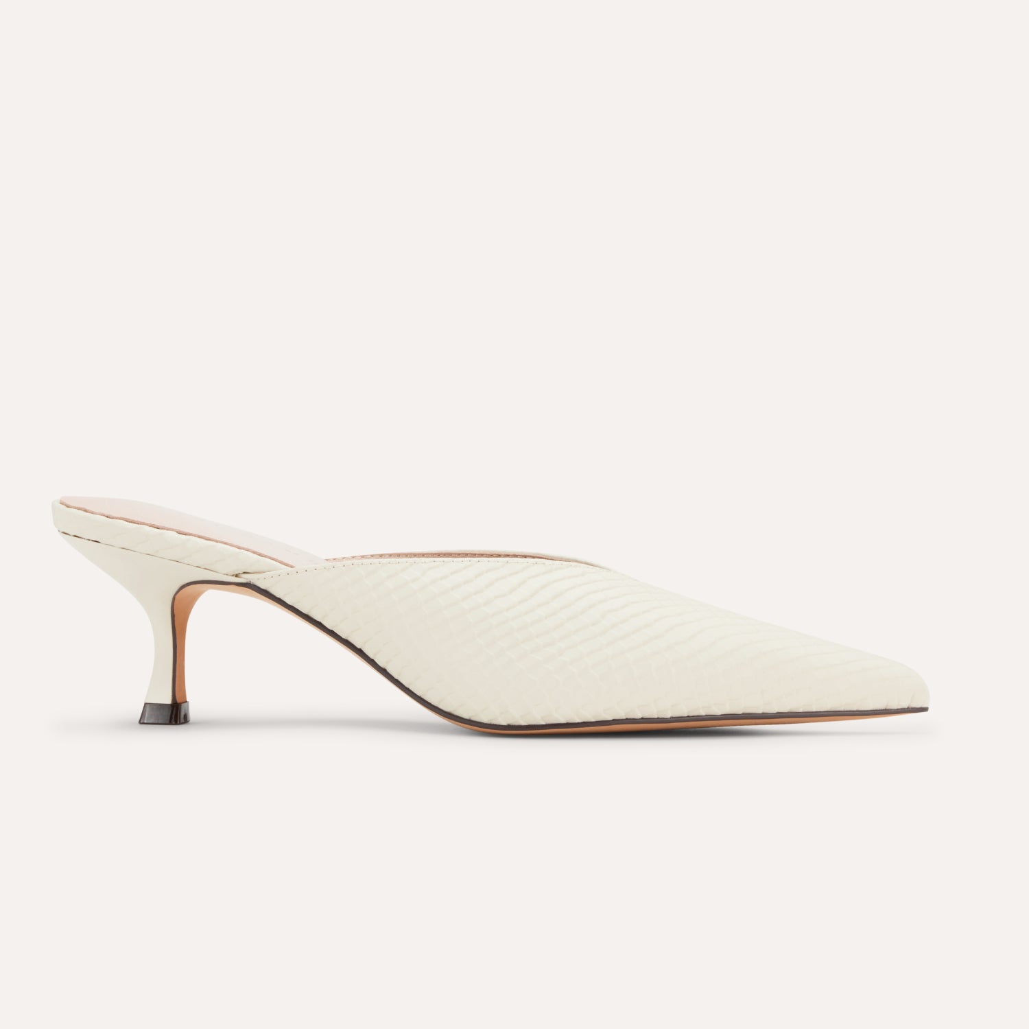 REMI IN CREAM LEATHER CROC - Yosi Samra  - 