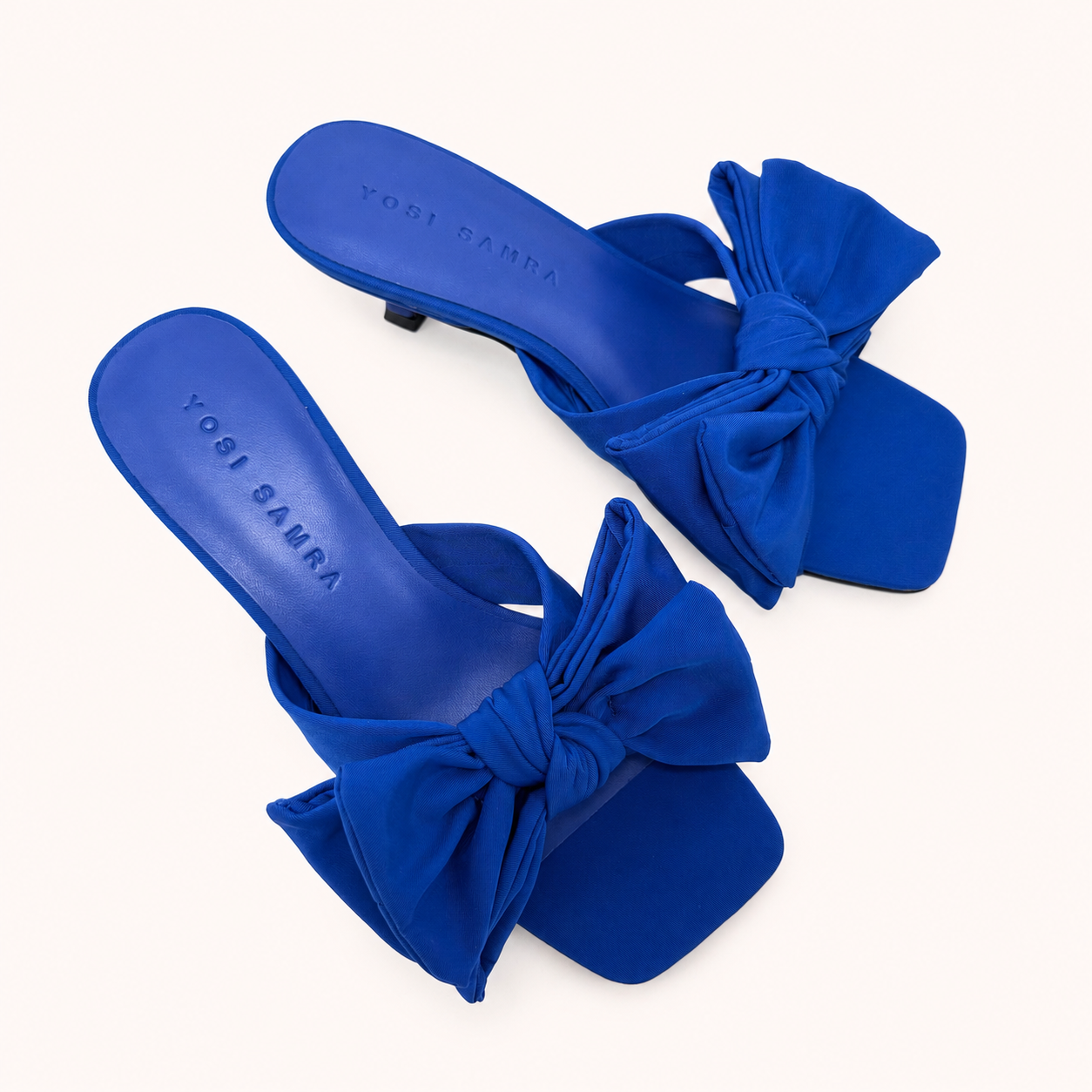 RAVELLO HEEL IN LAPIS NYLON