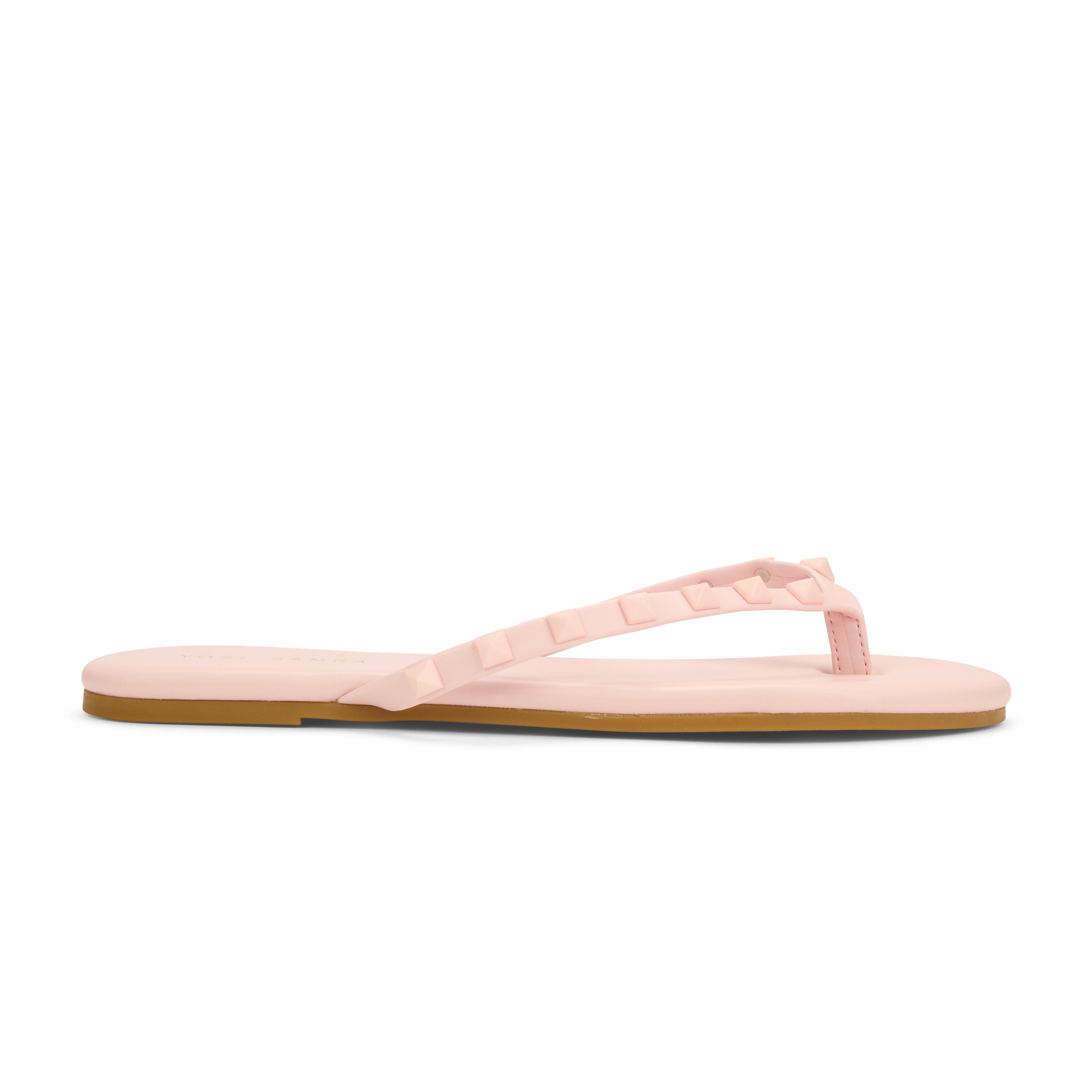 Rivington Stud Flip Flop in Ballet Pink - Yosi Samra  - Women's Sandals