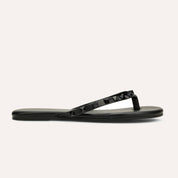 Rivington Stud Flip Flop in Black/Black