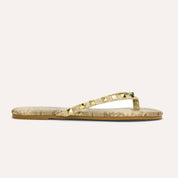Rivington Stud Flip Flop in Snake Print