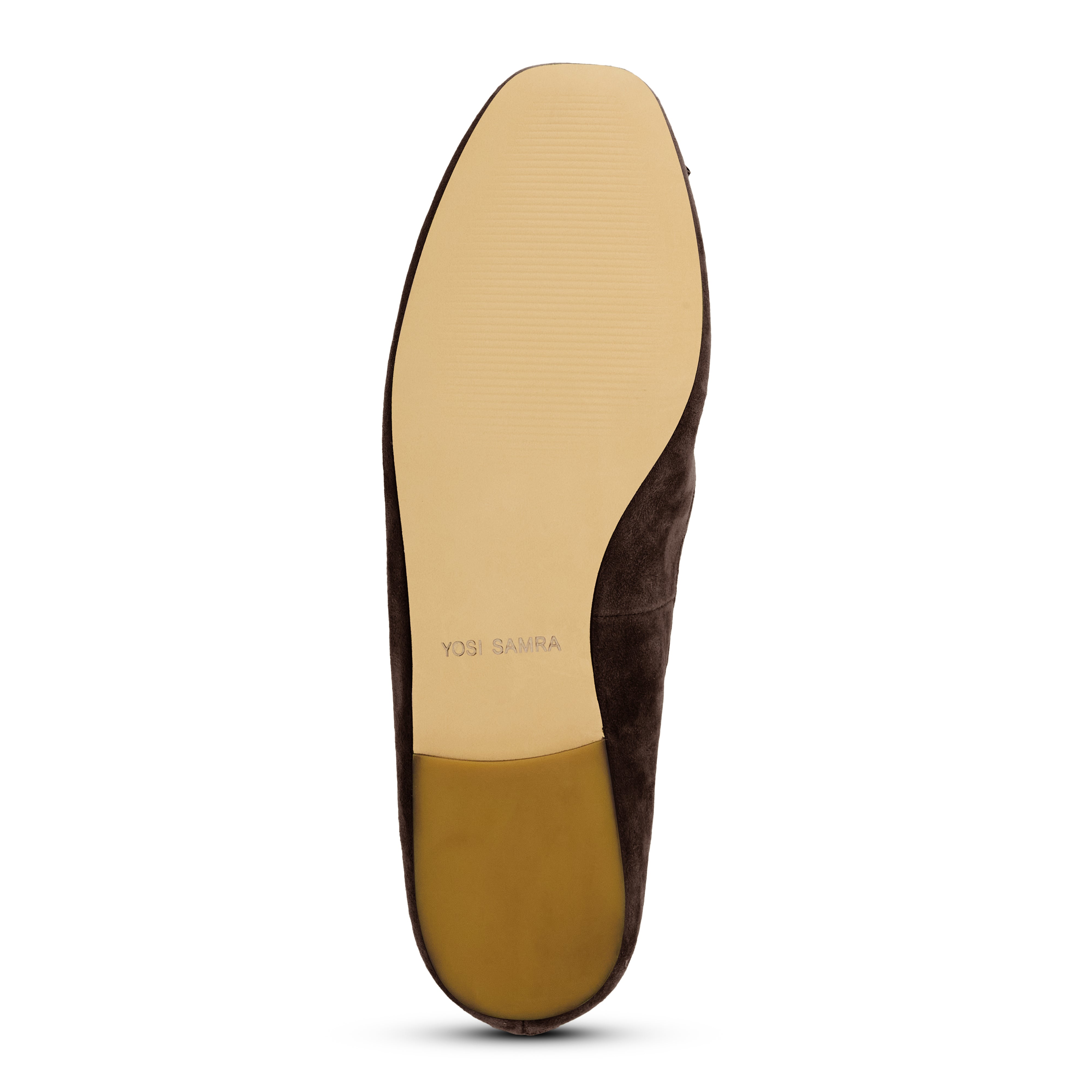 Sage Ballet Flat in Chocolate Suede