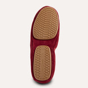 Samara Foldable Ballet Flat in Burgundy Suede