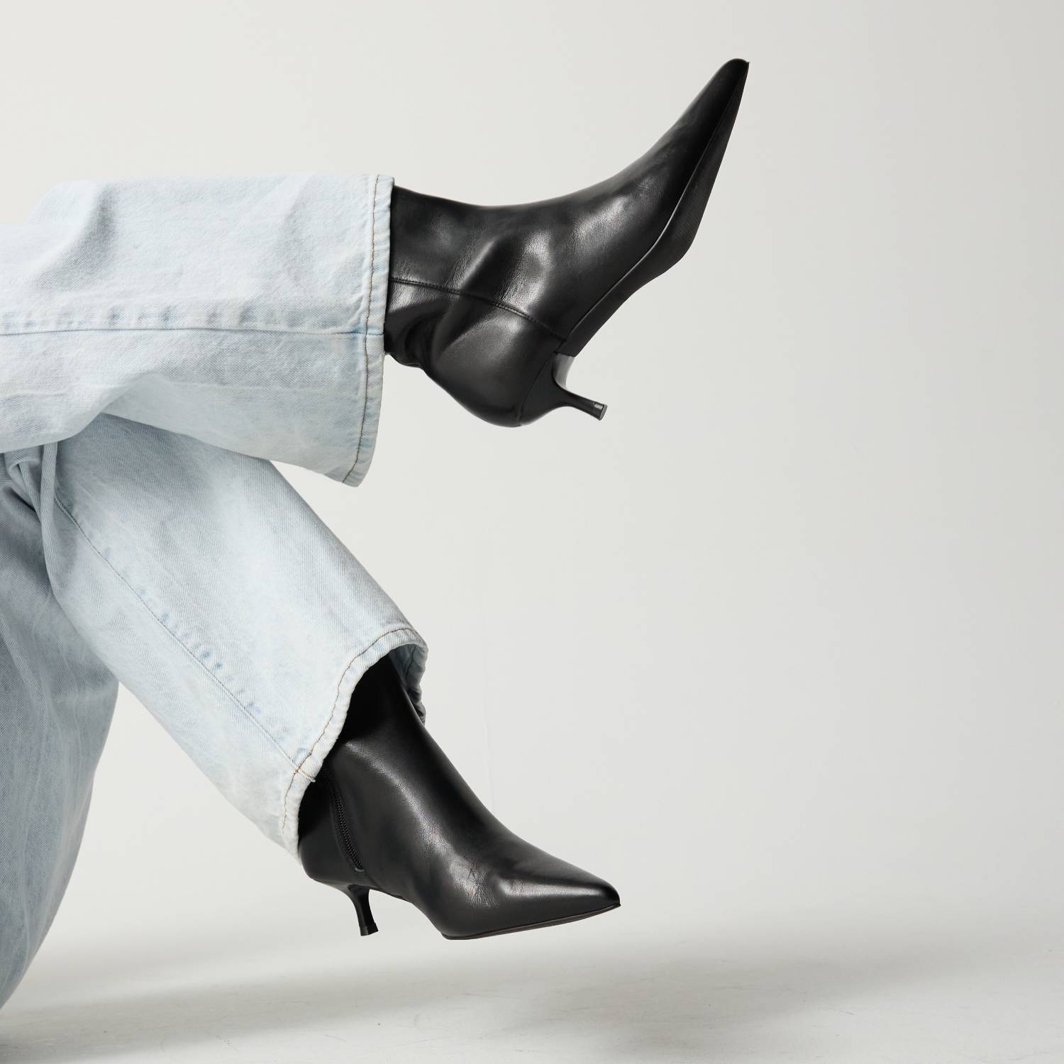 Soho Boot in Black Leather