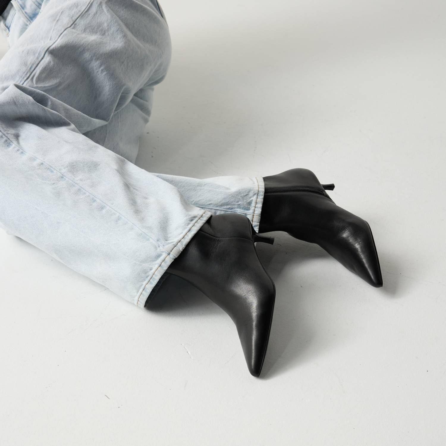 Soho Boot in Black Leather