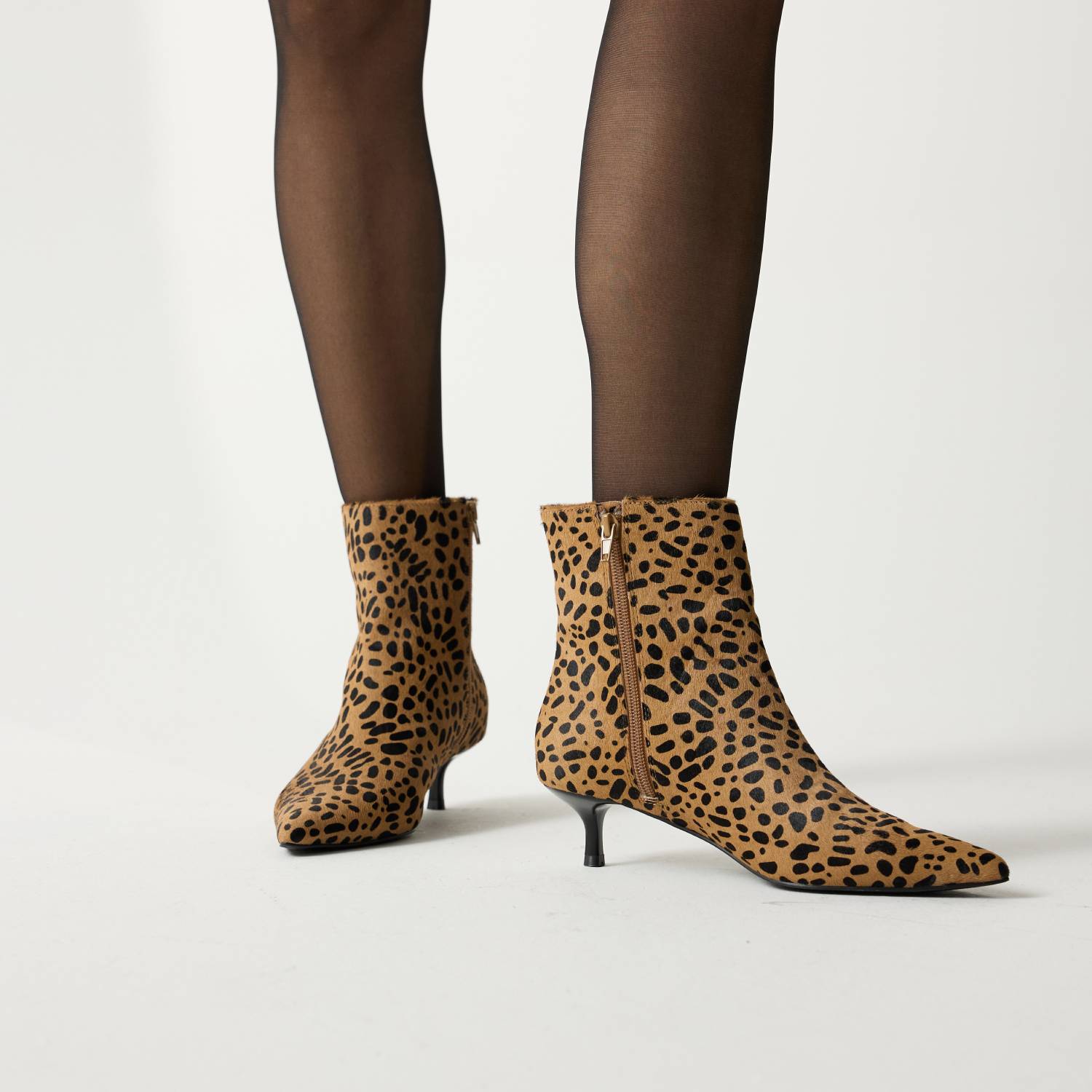 Soho Boot in Leopard Calf Hair