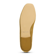 Sage Ballet Flat in Camel Suede