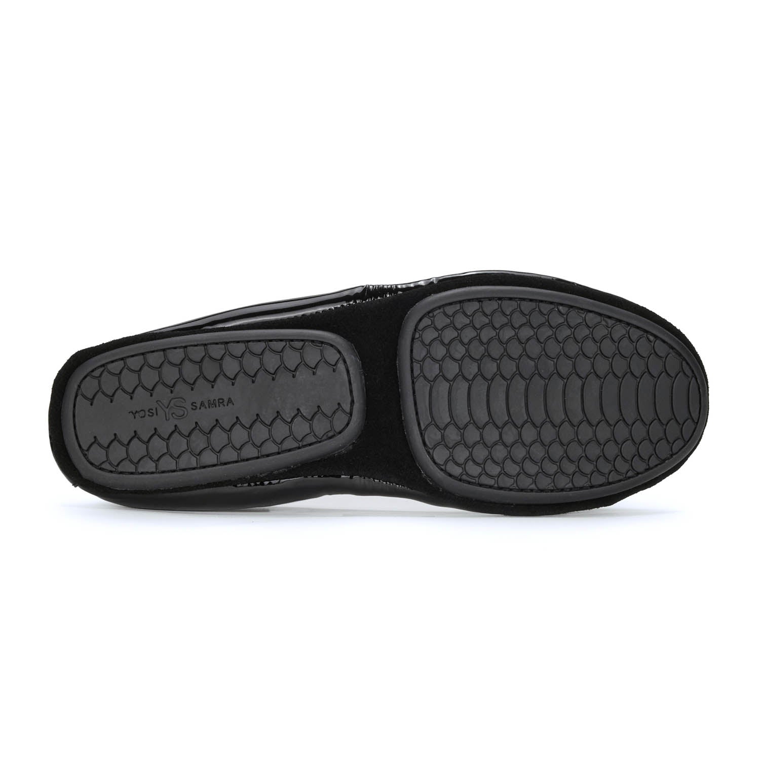 Samara Foldable Ballet Flat in Black Patent - Yosi Samra  - Women's Flats
