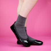 Samara Foldable Ballet Flat in Black Patent - Yosi Samra  - Women's Flats