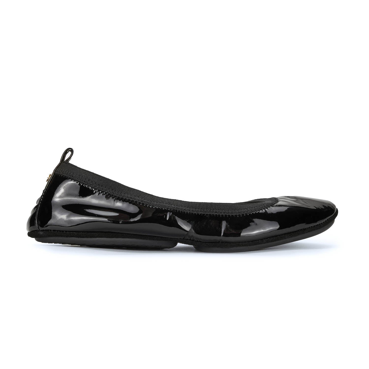 Samara Foldable Ballet Flat in Black Patent - Yosi Samra  - Women's Flats