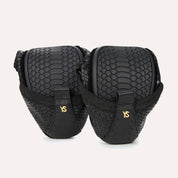 Samara Foldable Ballet Flat in Black Python - Yosi Samra  - Women's Flats