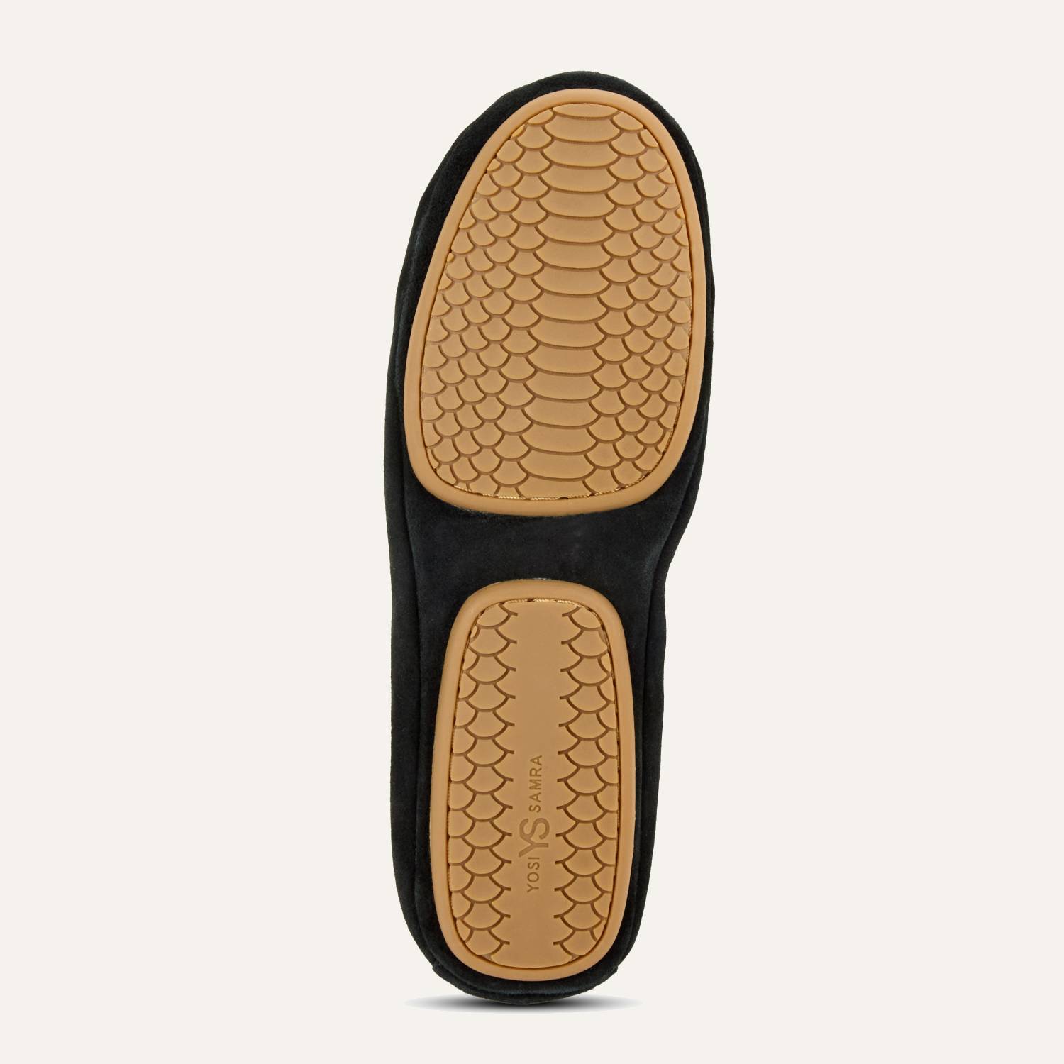 Samara Foldable Ballet Flat in Black Suede - Yosi Samra  - Women's Flats