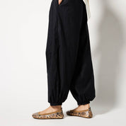 Samara Foldable Ballet Flat in Chocolate Snake