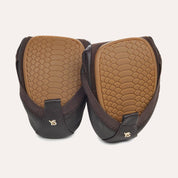 Samara Foldable Ballet Flat in Coffee Leather