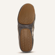 Samara Foldable Ballet Flat in Pewter Leather - Yosi Samra  - Women's Flats
