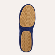 Samara Foldable Ballet Flat in Navy Suede