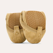 Samara Foldable Ballet Flat in Sand Suede