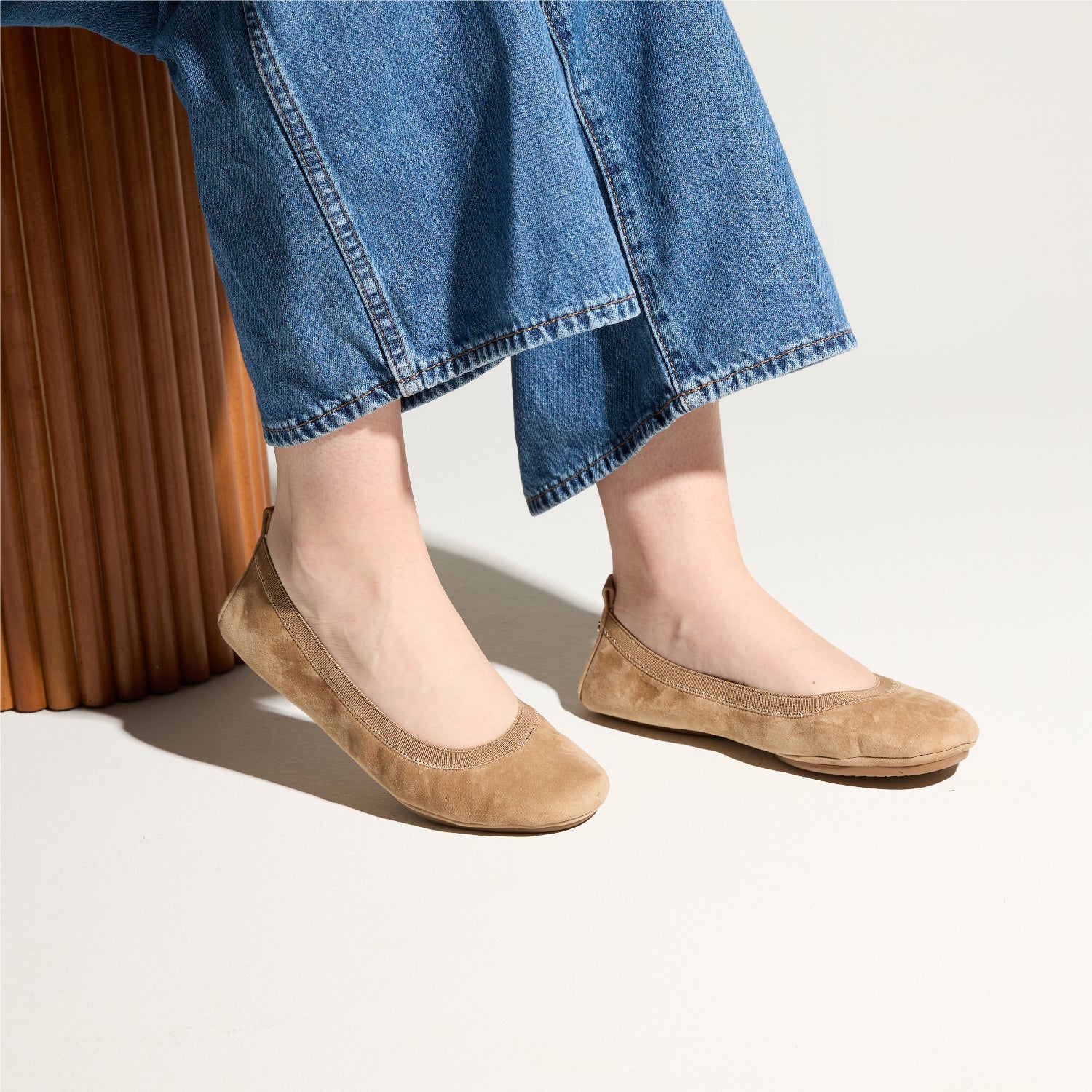 SAMARA IN SAND SUEDE