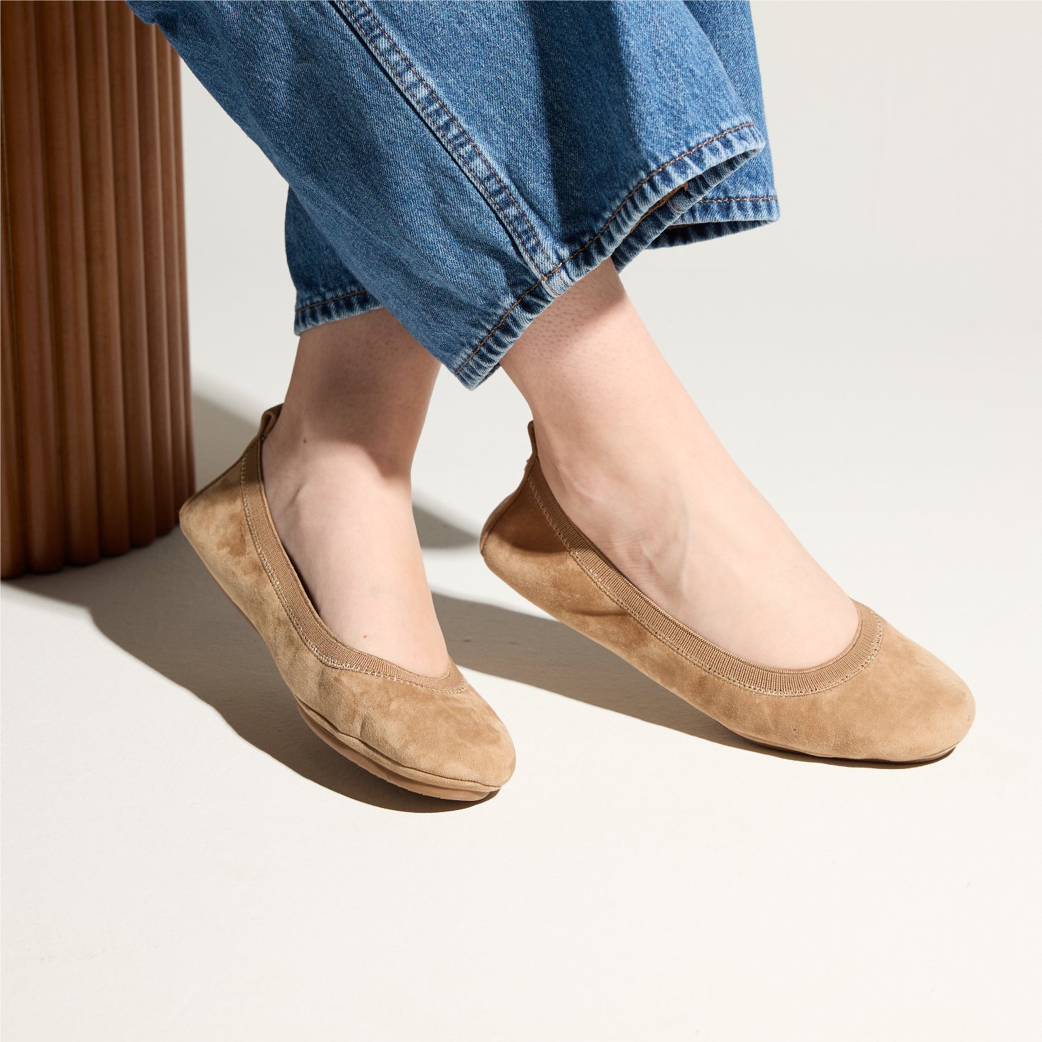 SAMARA IN SAND SUEDE