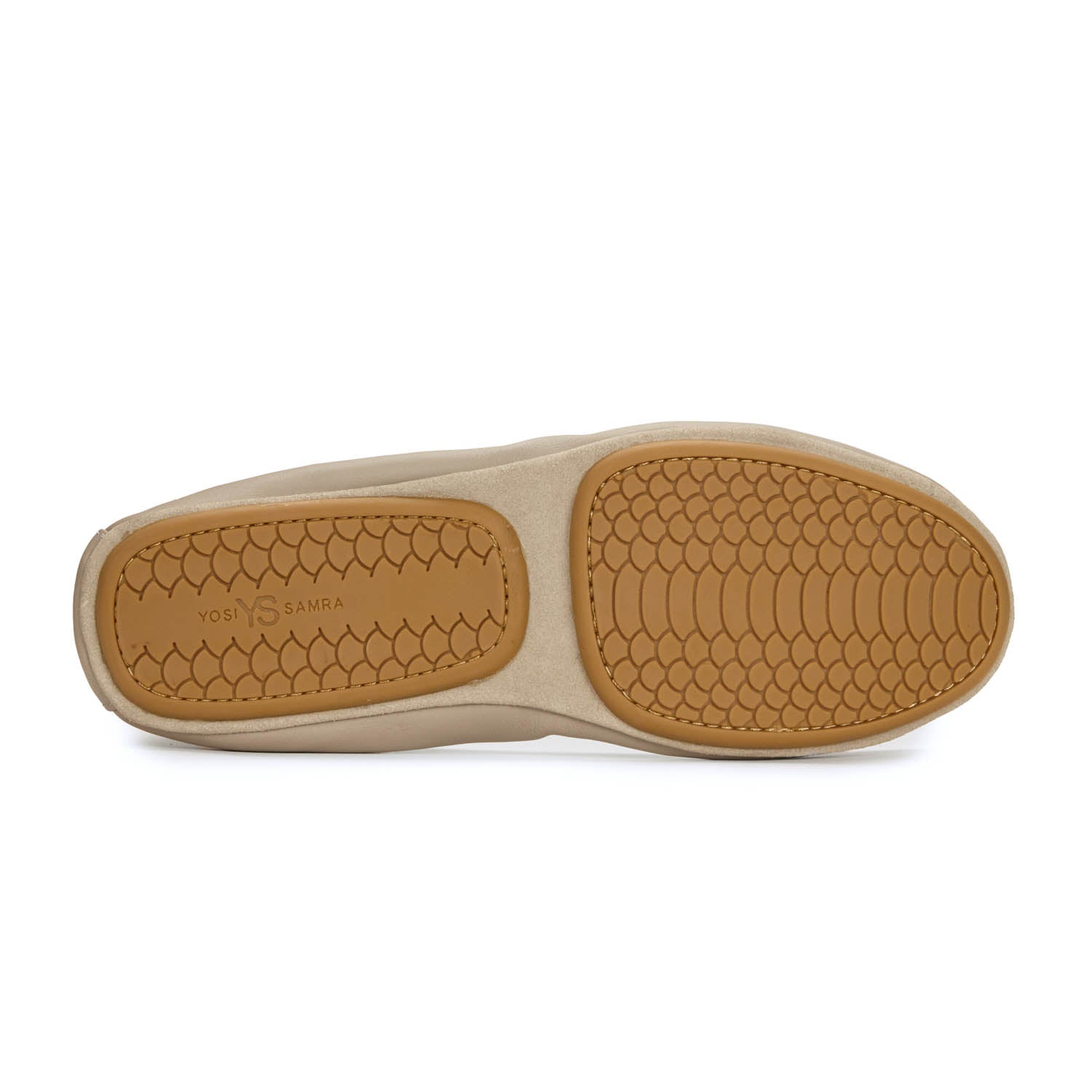 Samara Foldable Ballet Flat in Simply Taupe Leather