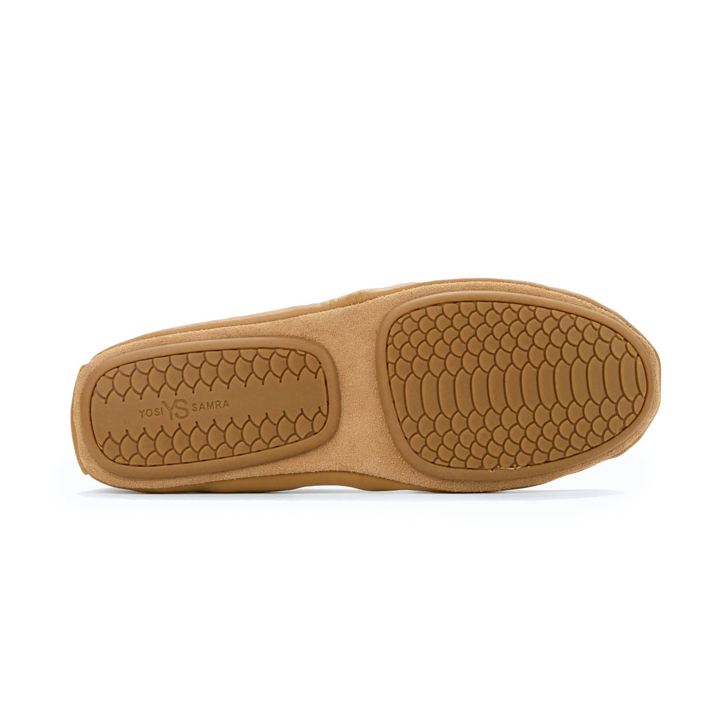 Samara Foldable Ballet Flat in Whiskey Leather - Yosi Samra  - Women's Flats