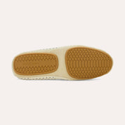 Samara Foldable Ballet Flat in White Perforated Leather