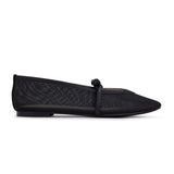 Savannah Flat in Black Mesh