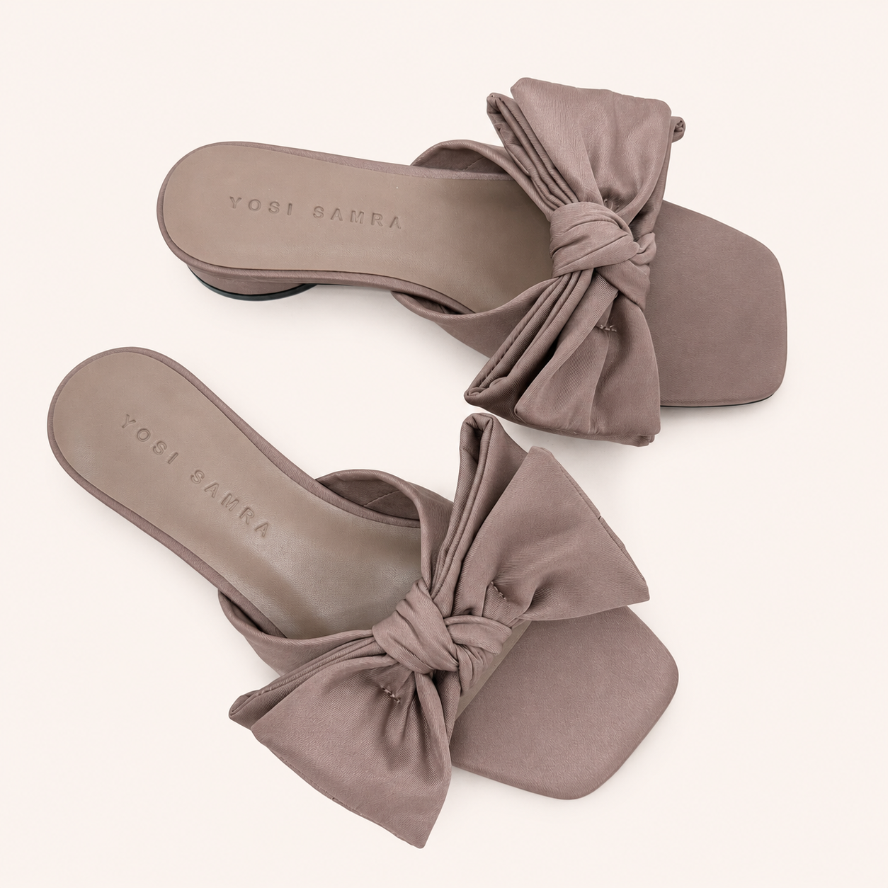 SORRENTO SANDAL IN TAUPE NYLON