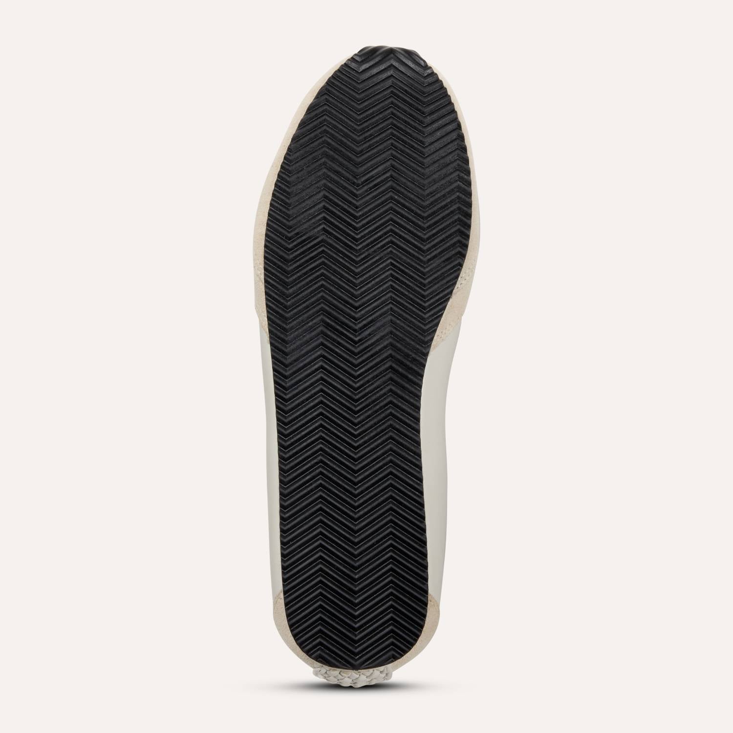 Terminal Sneaker in White Leather/Woven/Suede
