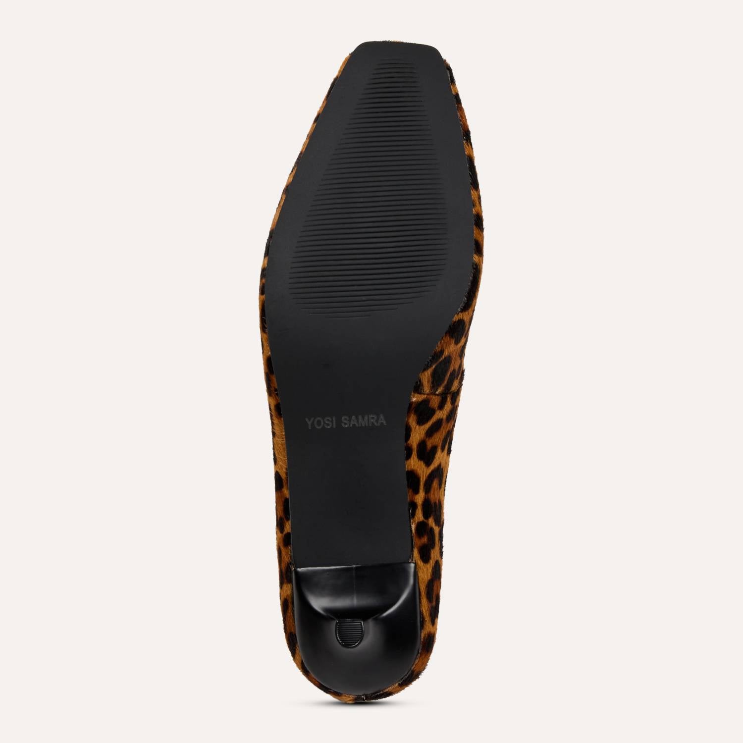 Tribeca Mule Heel in Leopard Calf Hair