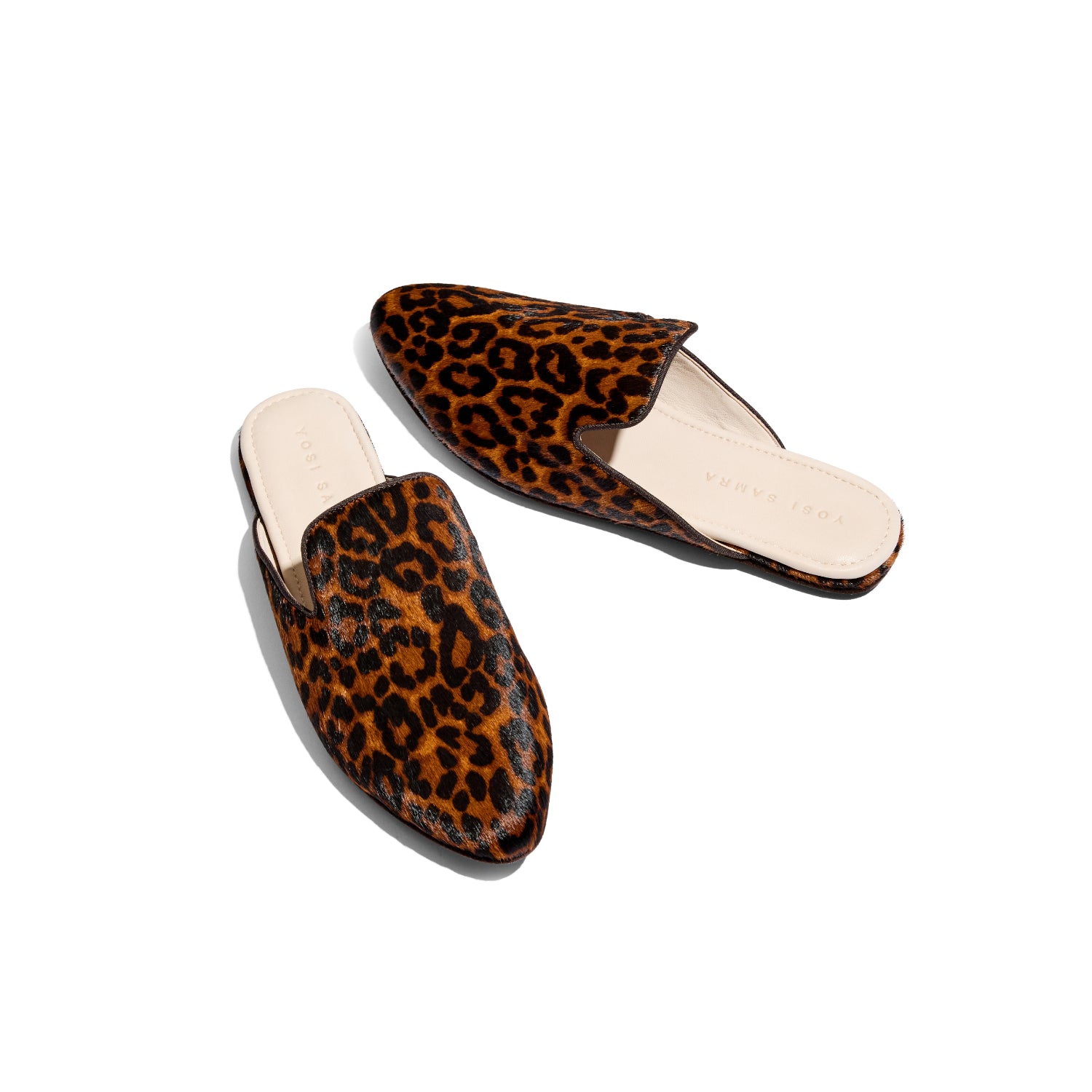 Vidi Leopard Calf Hair Mule - Yosi Samra  - Footwear