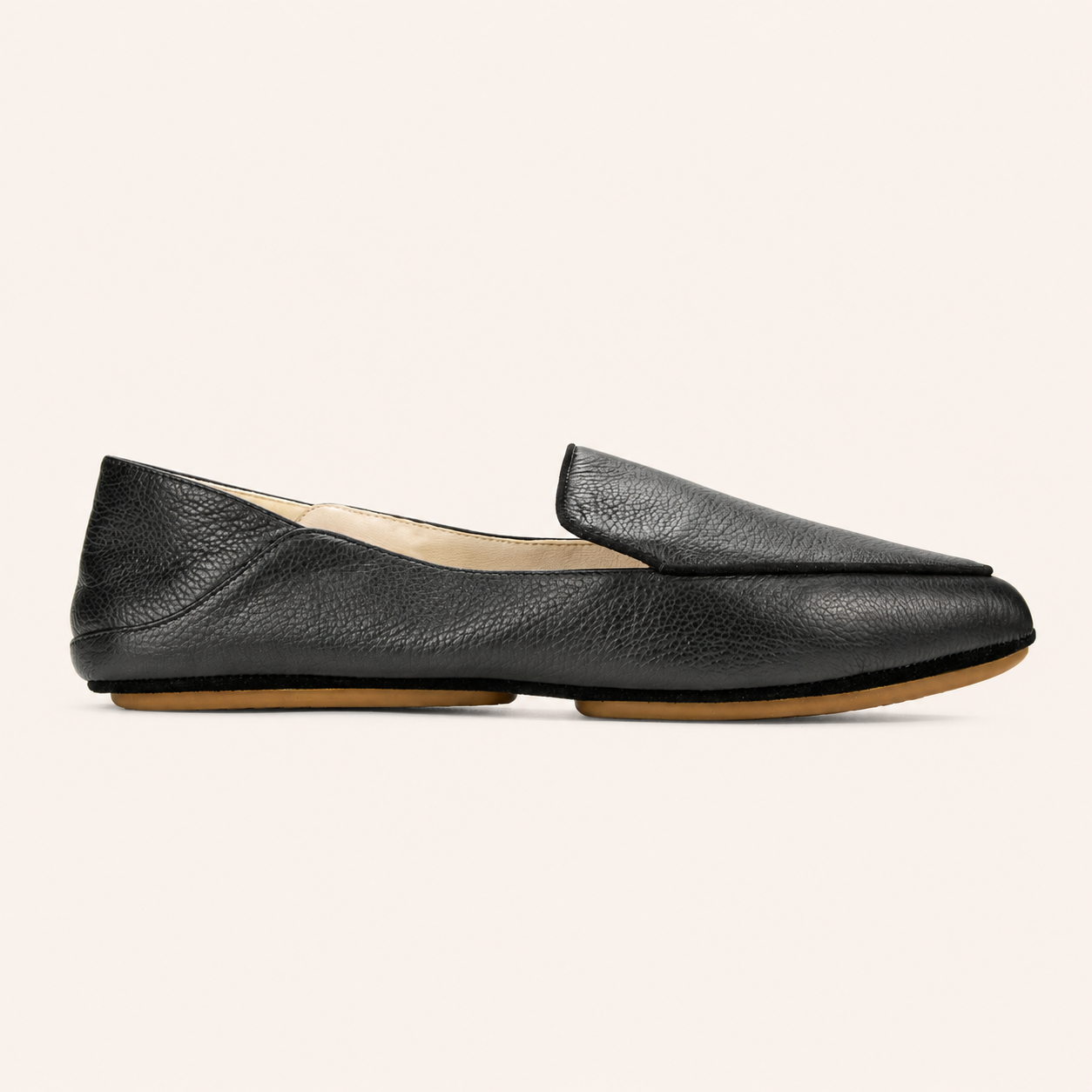 Vivina Crashback Loafer in Black Leather