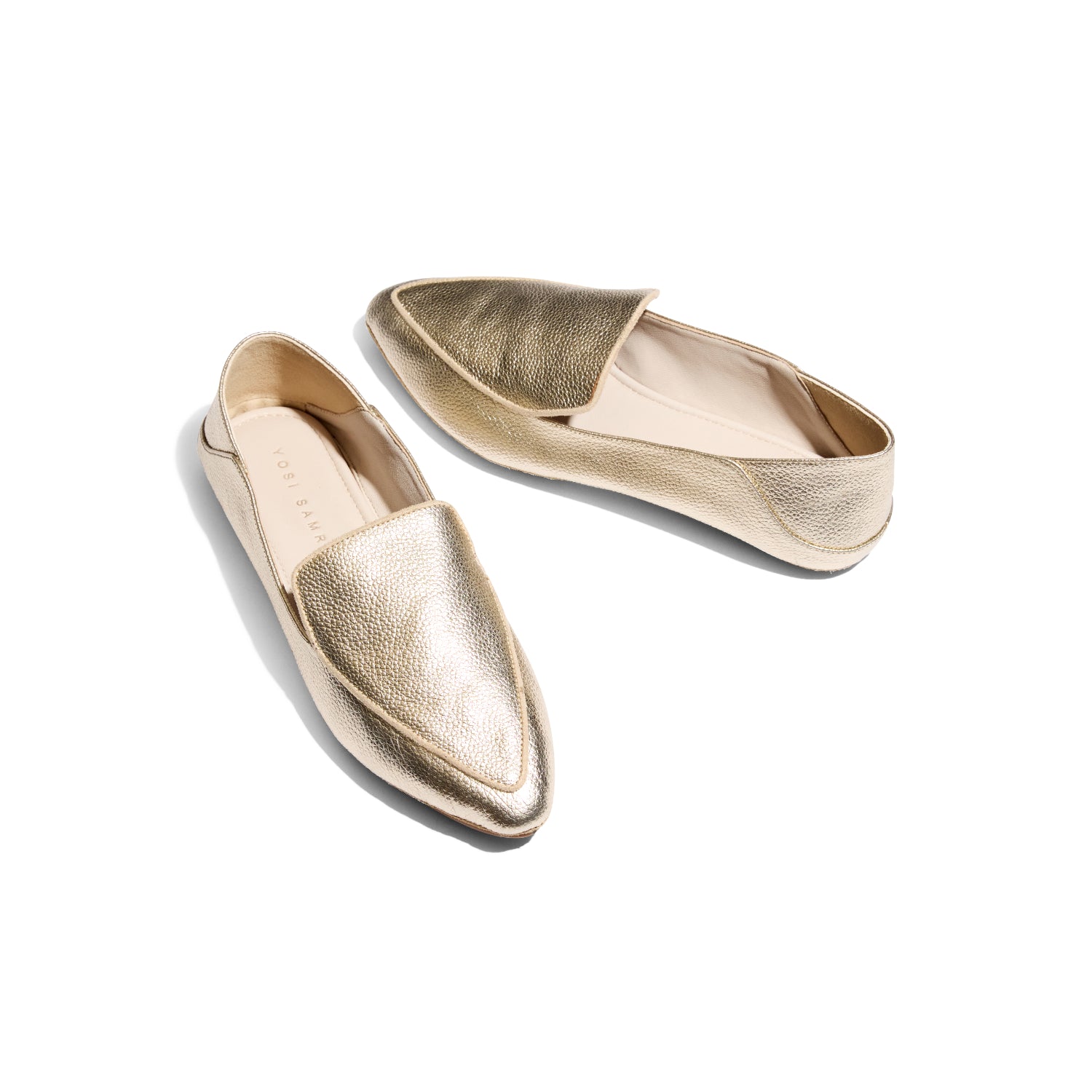 VIVINA IN GOLD METALLIC LEATHER