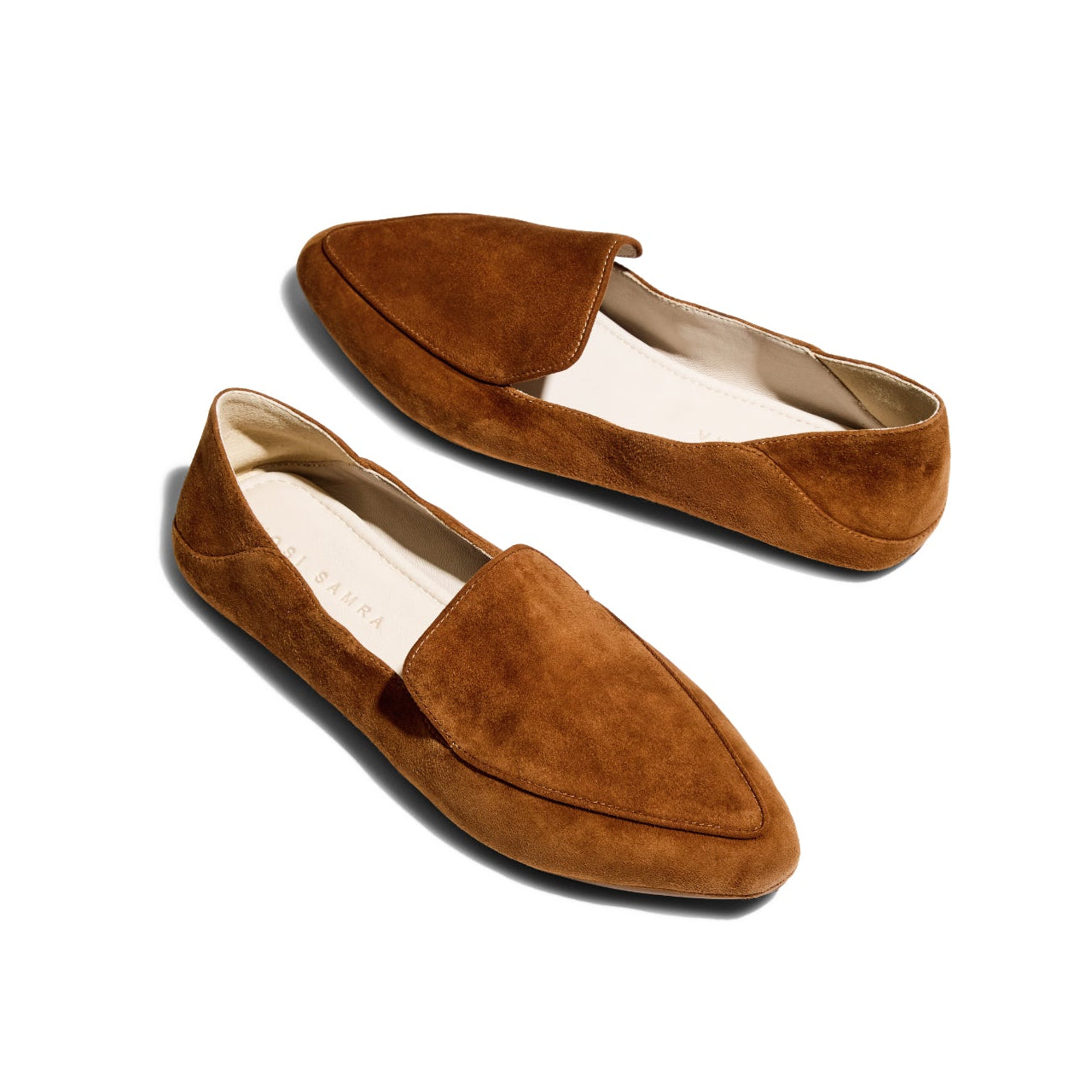 Suede brown loafer