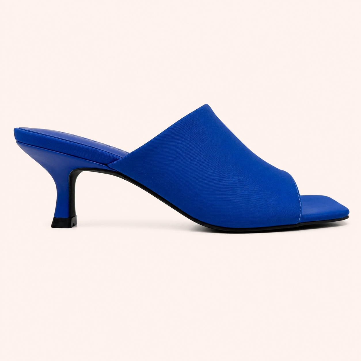 WREN HEEL IN LAPIS NYLON