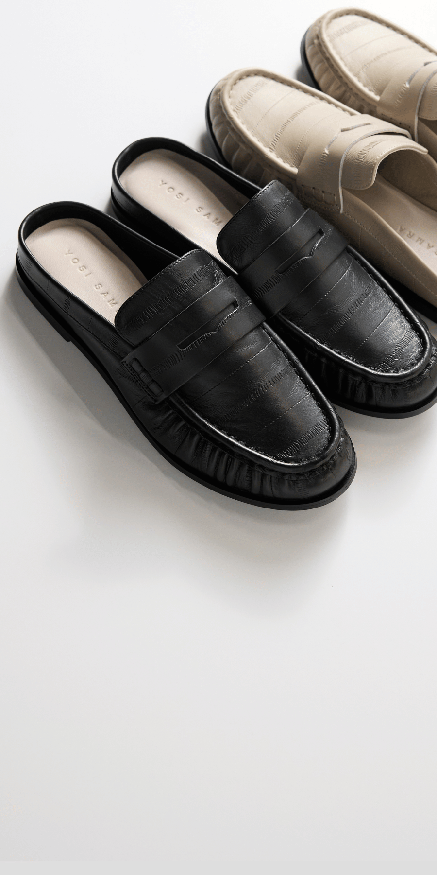 Leather Loafer Mule for Women
