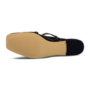 Chloe Ballet Flat in Black Mesh - Yosi Samra  - Women's Flats