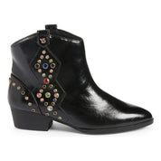 Miss Dallas Gem Western Boot in Black - Kids - Yosi Samra  - Kids' Boots