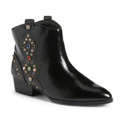 Miss Dallas Gem Western Boot in Black - Kids - Yosi Samra  - Kids' Boots