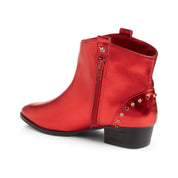 Miss Dallas Gem Western Boot in Red - Kids - Yosi Samra  - Kids' Boots