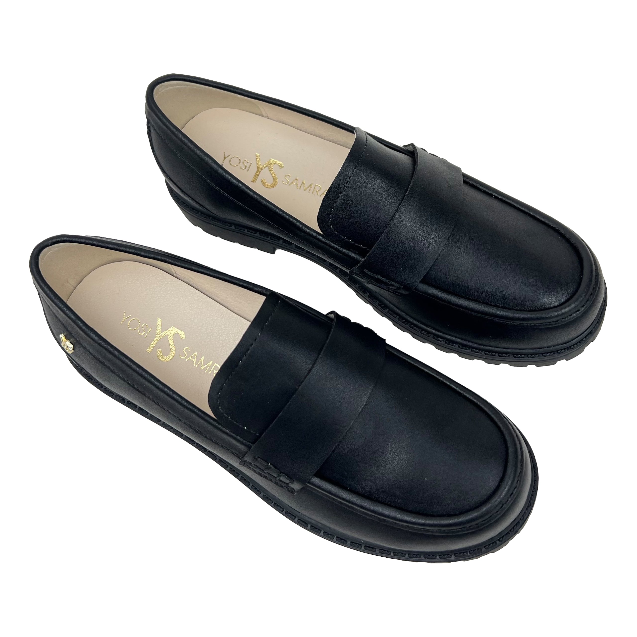 Miss Lydia Loafer in Black - Kids - Yosi Samra  - Kids' Flats