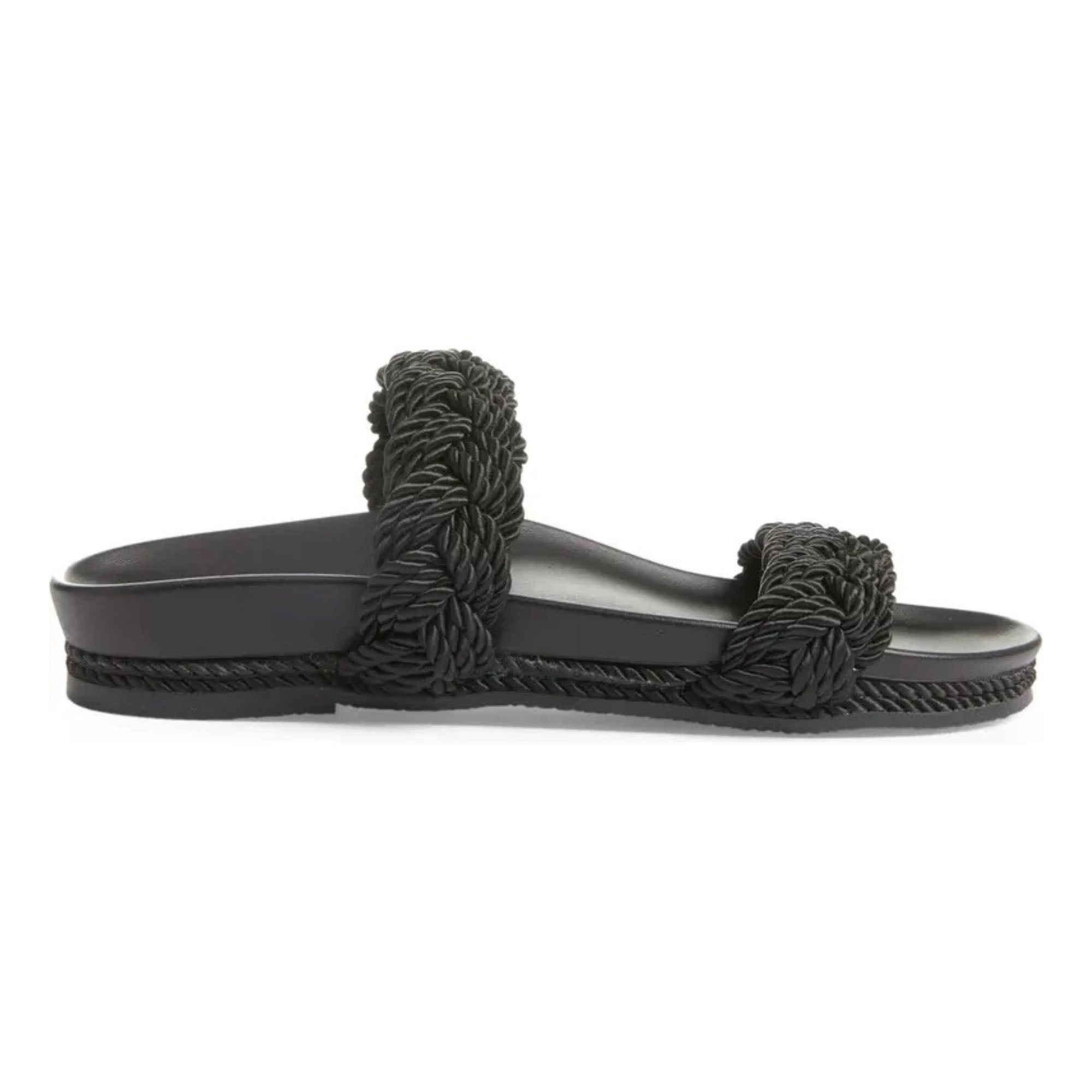 Michelle Footbed Sandal in Black